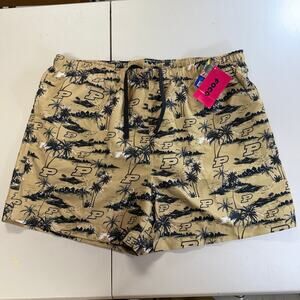 Purdue Boilermakers FOCO Island Palm Swim Trunks 2XL NWT